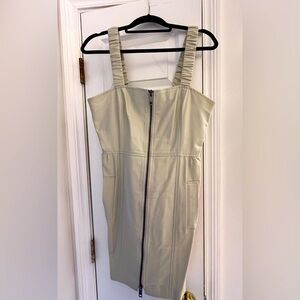 Women’s Burberry Khaki Double Zip Dress
